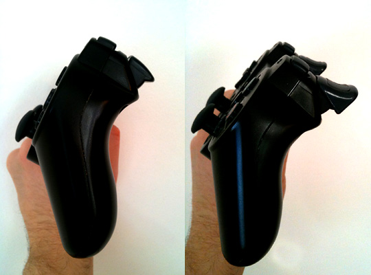 PS3-kontroll - utan och med triggerkontrollen