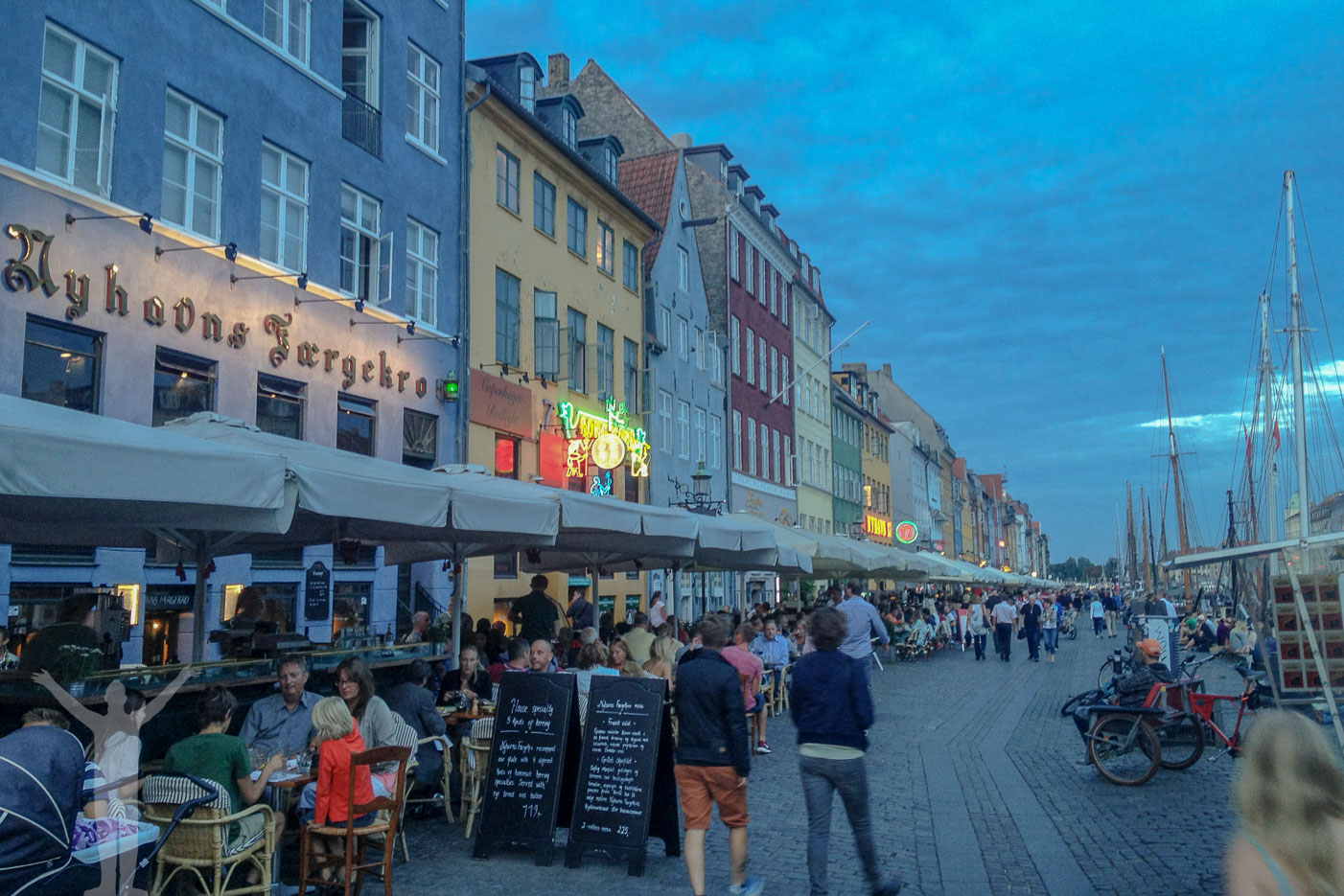 Nyhavn i Köpenhamn
