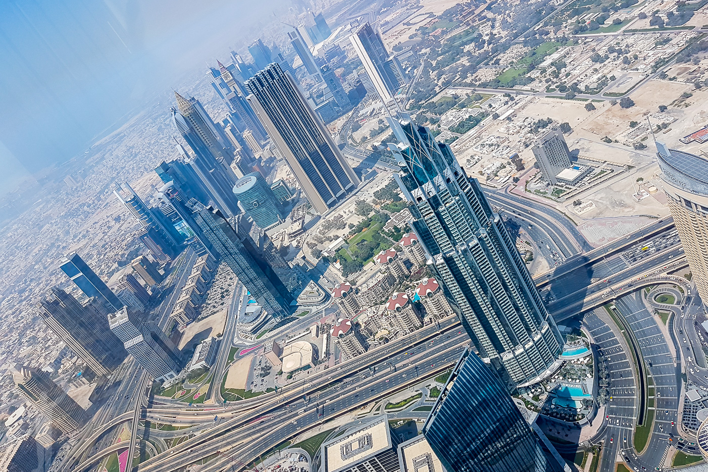 Dubai från 125:e våningen