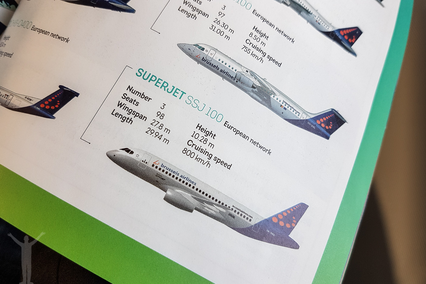 Brussels Airlines Sukhoi Superjet 100-95B (EI-FWD)