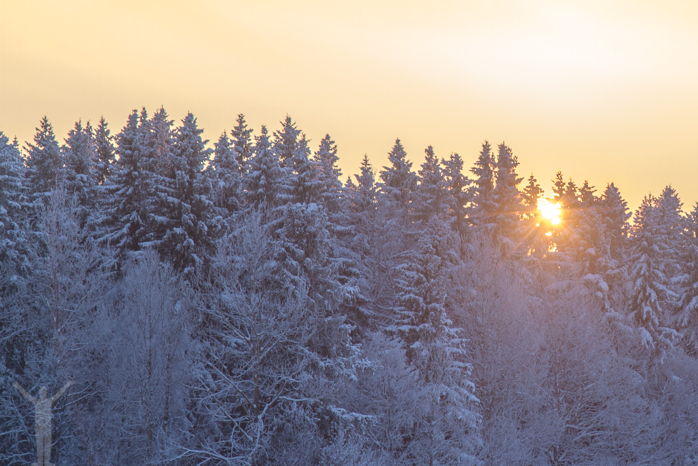 Solnedgång över Jämtland