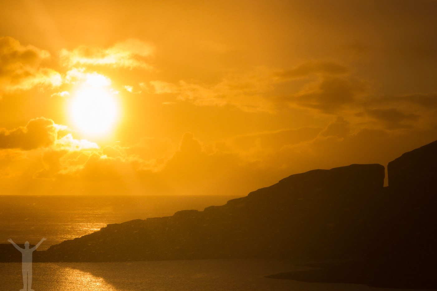 Solnedgång på Färöarna