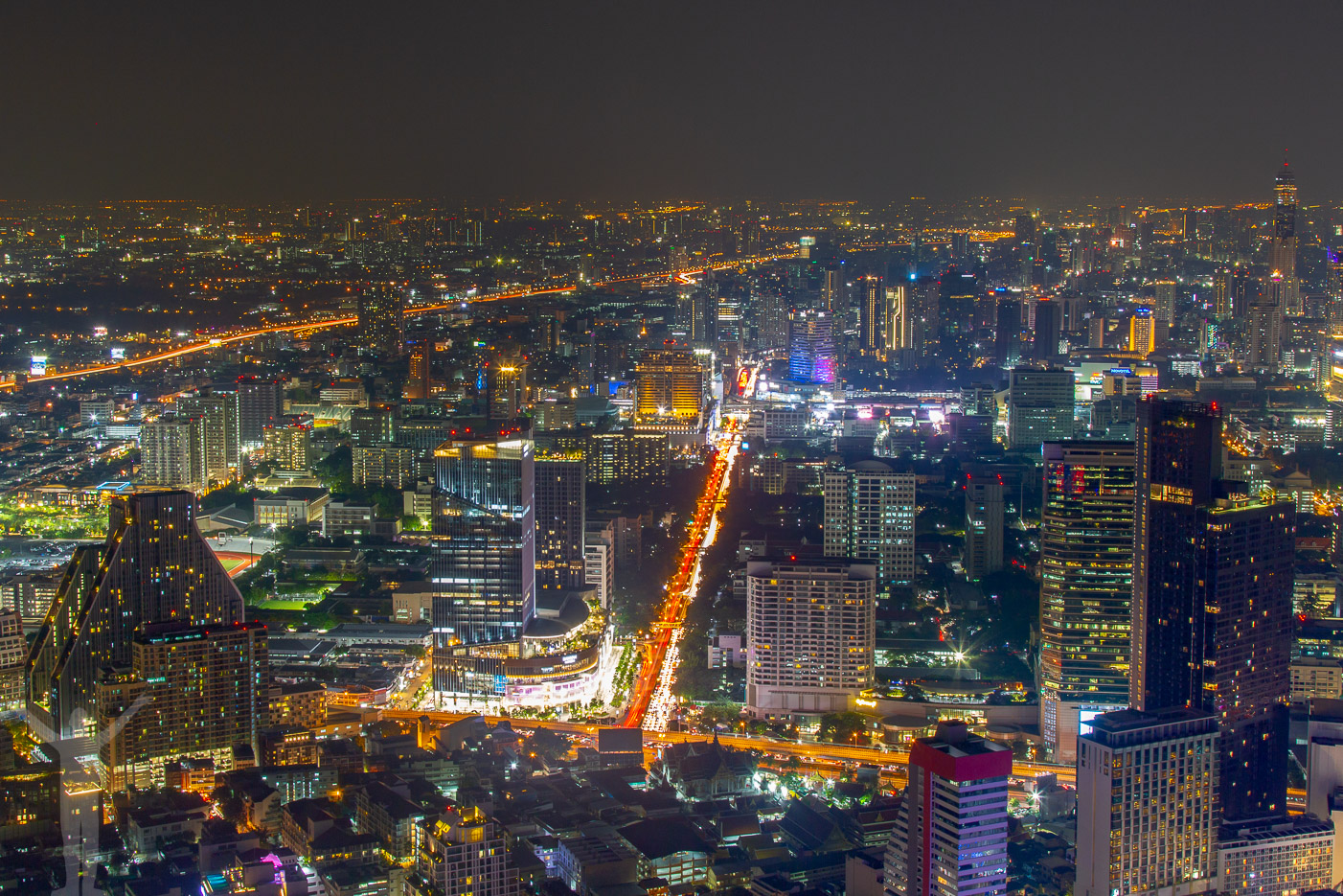 Nattfotografering i Bangkok