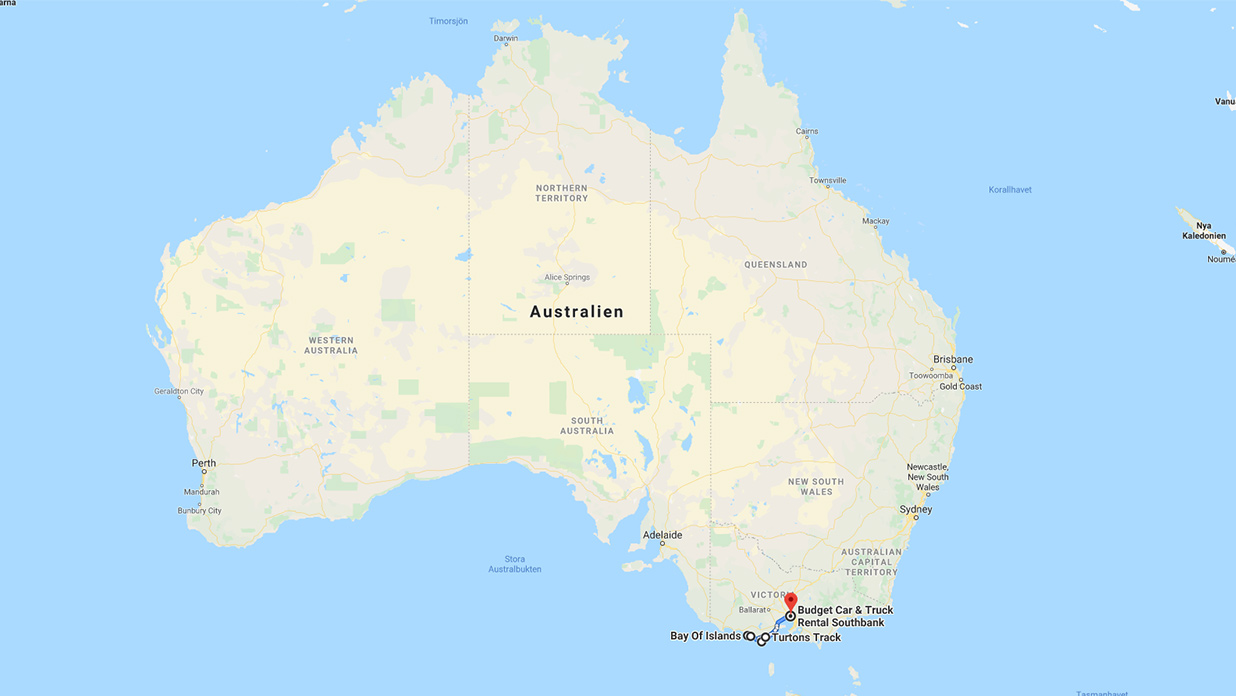 Köra Great Ocean Road i Australien