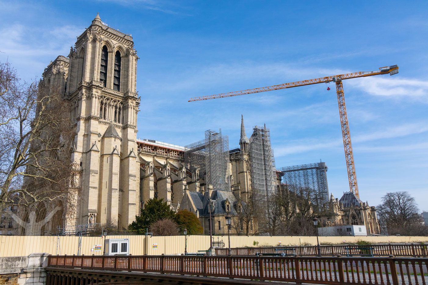 Notre-Dame under återuppbyggnad