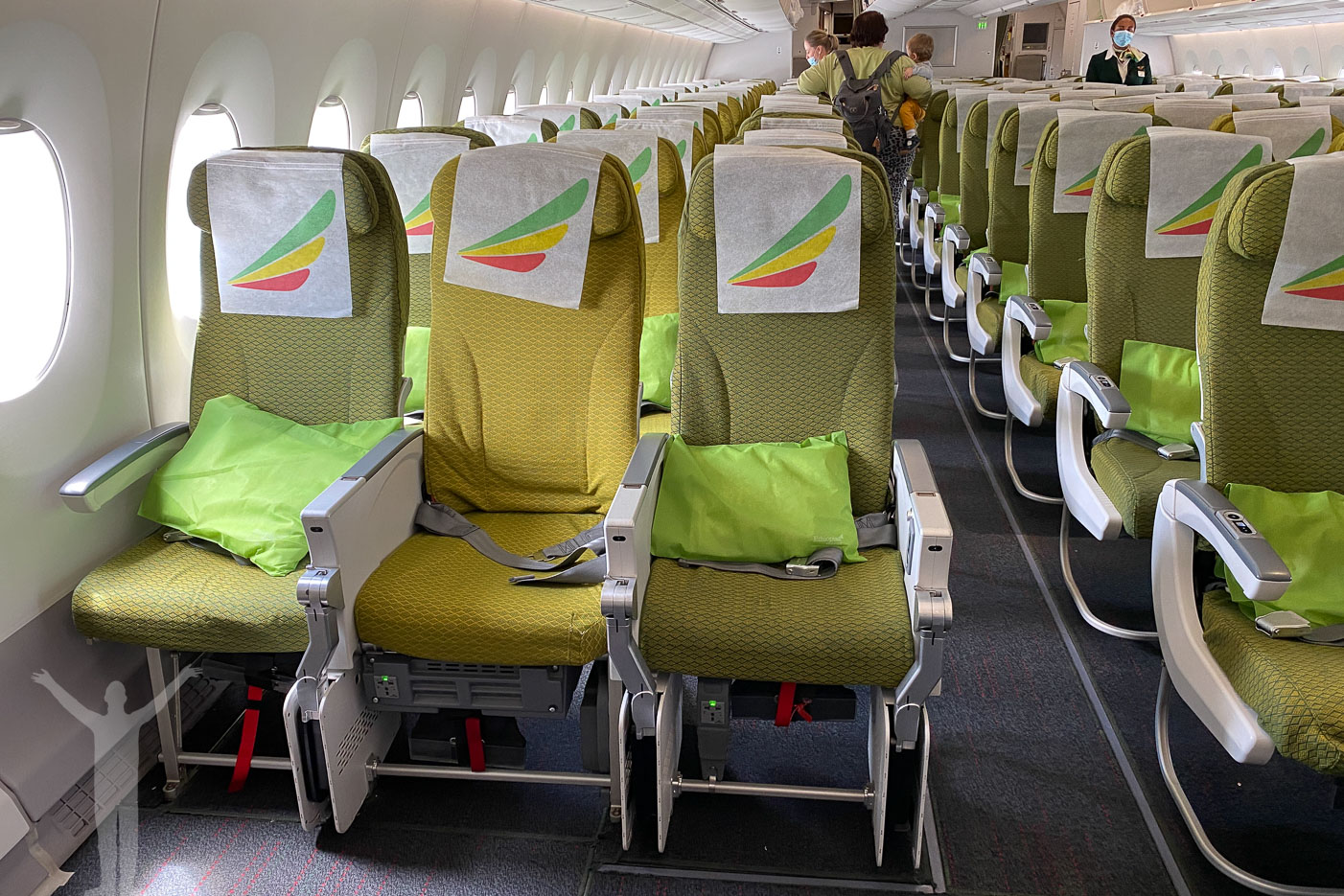 Extra benutrymme i ekonomiklass på Ethiopian Airlines A350