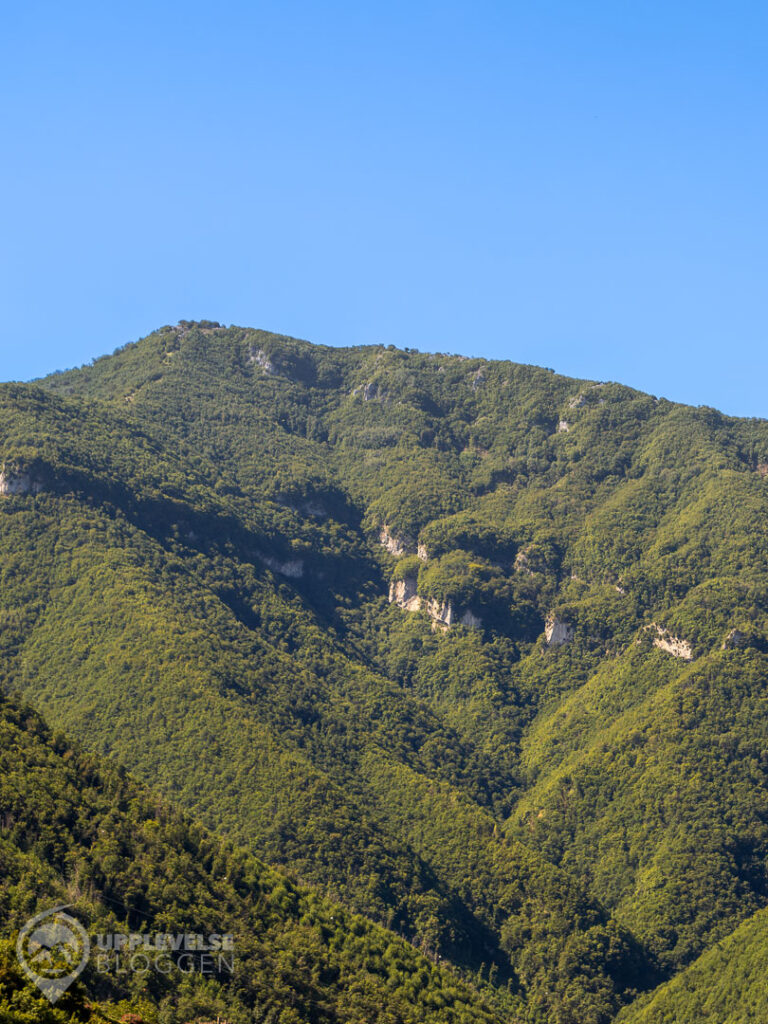 Monti Lattari heter bergskedjan på Amalfikusten